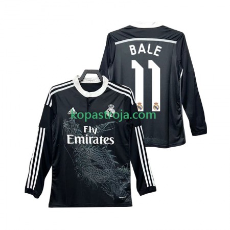 Billiga Fotbollströjor Real Madrid BALE 11 2014 2015 Retro Tredje tröja Långärmad